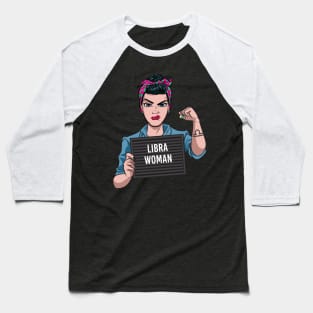 Libra Woman Baseball T-Shirt